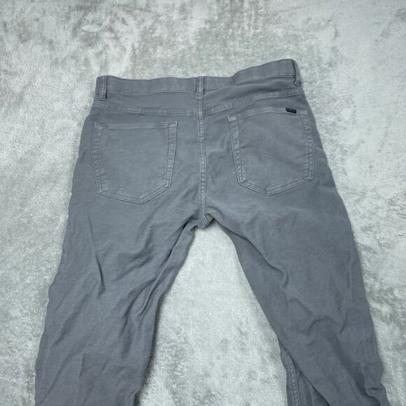 Jachs NY Mens Gray Slim-Fit Pants Size 34/32 With Stretchy Fabric a1096 - Picture 5 of 6